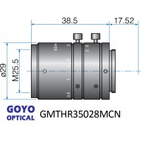 1/2-inch - 2/3-inch Format Compact High Resolution Megapixel Lens